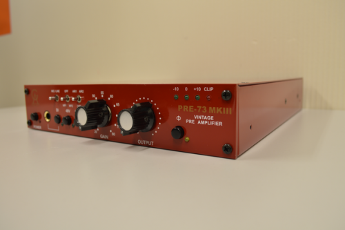 【マイクプリ】カッコよすぎる!赤い筐体Golden Age Project『PRE-73MKⅢ』の性能を検証してみた！