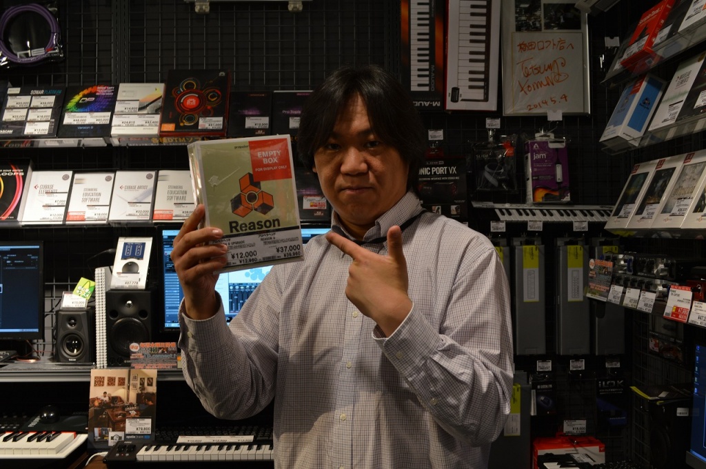 梅田ロフト店でPropellerhead Reason9を使って曲作ってみた