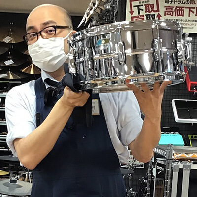 ドラム担当 志村