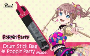 Pearlよりドラムスティックバッグ　Poppin’Partyモデルが登場