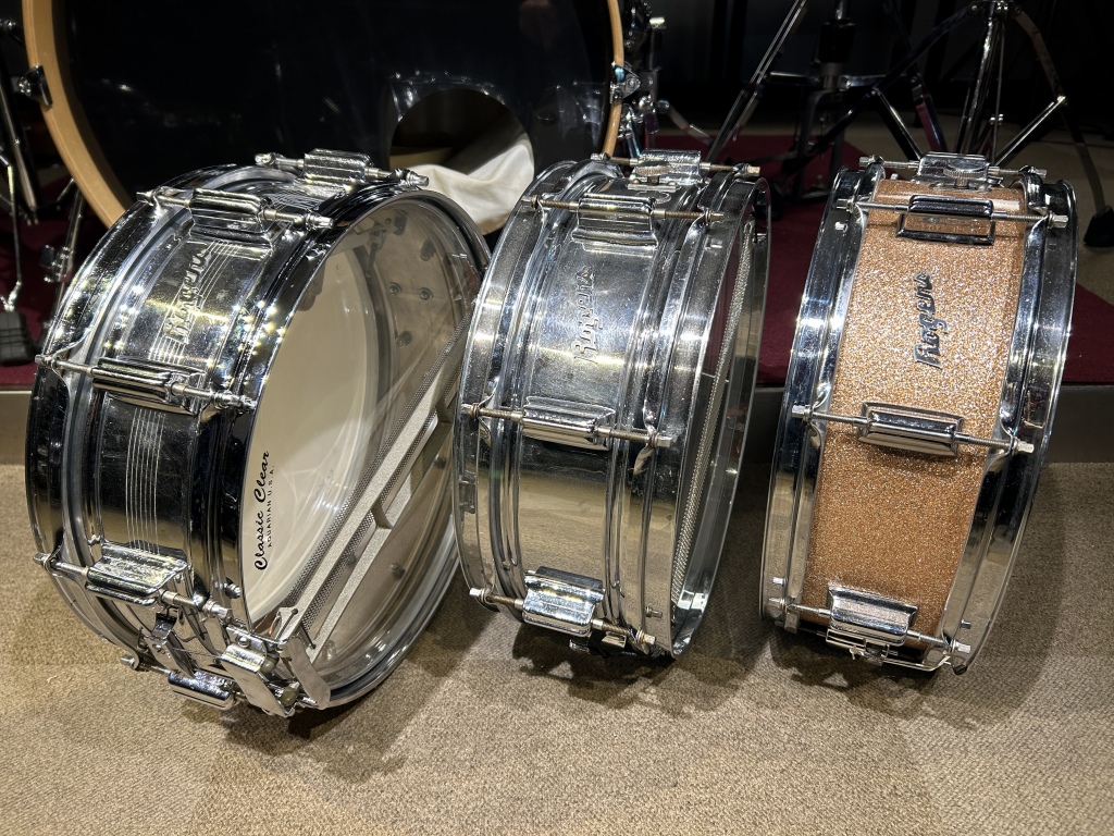1960年代の風。ヴィンテージRogersスネア3台を叩いてみました 1960年代の風。ヴィンテージRogersスネア3台を叩いてみました