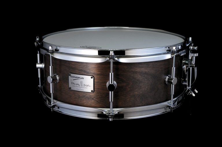 【スネアドラム】 Canopusから世界最高峰のドラマー、ハーヴィーメイソンのシグネチャーモデルを発売