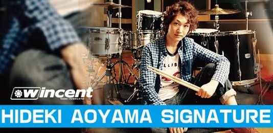 【スティック】Wincent (ウィンセント) が 青山英樹 さん ( BABYMETAL 、JAM project) のシグネチャーモデルを発表！