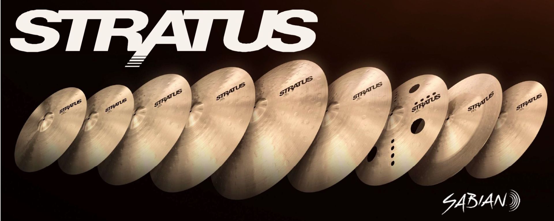 【シンバル】SABIAN STRATUS｜クリアなサウンドと打感が優れたSABIAN新シリーズ・シンバル登場！