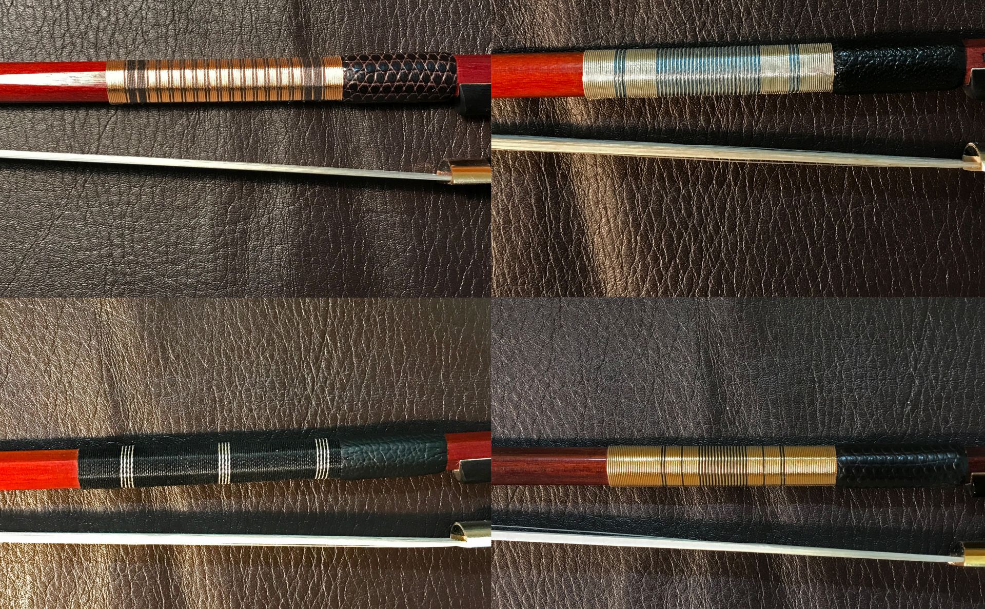 チェロ弓4/4　新品　銀線のところが凝ってる チェロ弓4|4 銀線のところが凝ってる