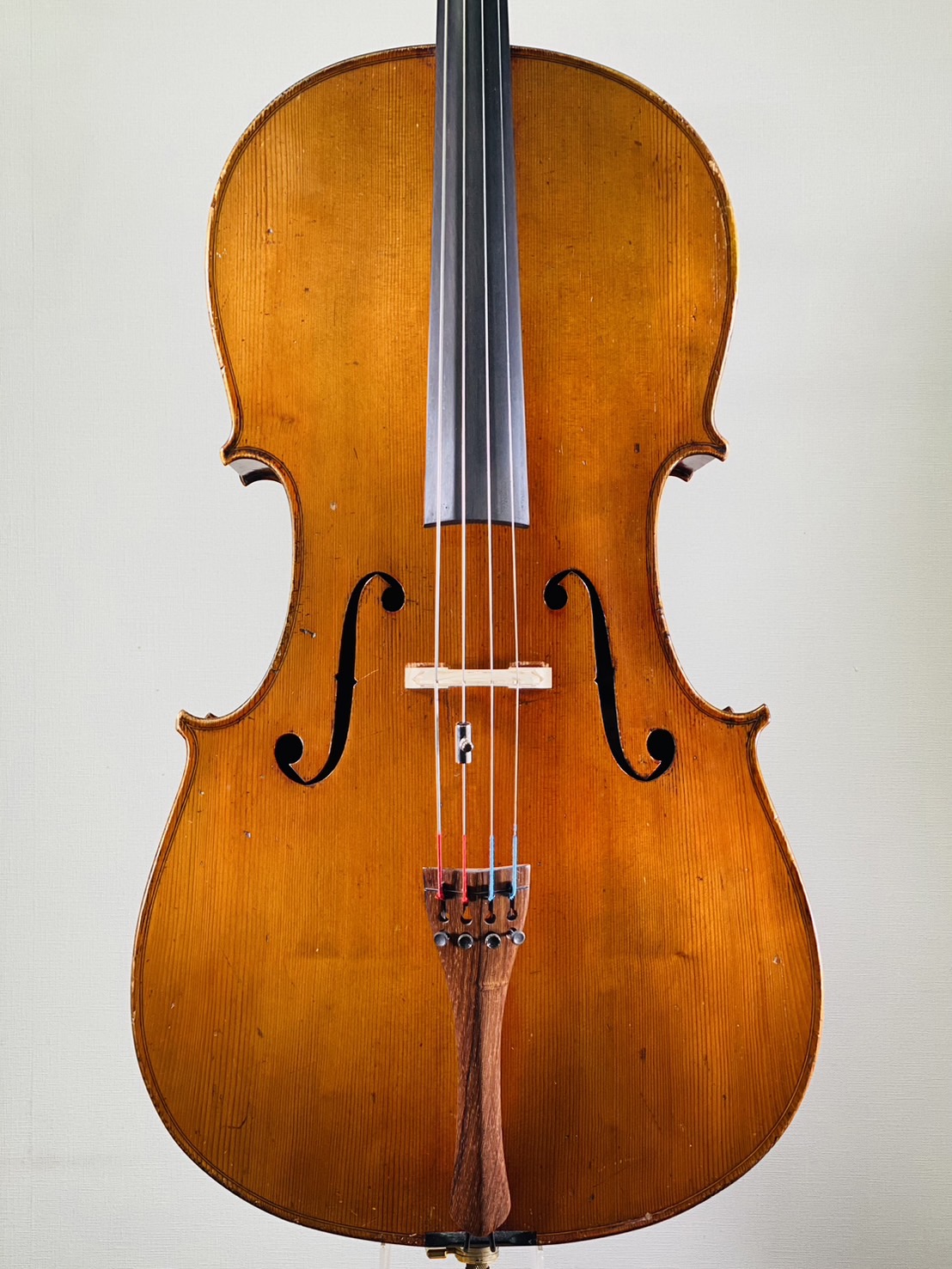 Modern German Violoncello Label Romeo Antoniazzi 